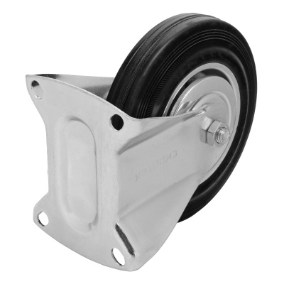 Колесо неповоротное D 160 мм, крепление  платформенное Сибртех по ценам производителя в Москве с доставкой по всей России