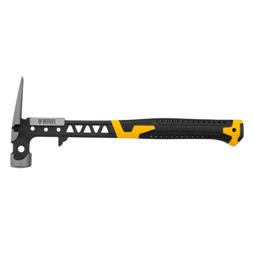 Молоток строительный 450 г, цельнокованый,боек с магнитом, двухкомп. обрезин. рук-ка Denzel по ценам производителя в Москве с доставкой по всей России