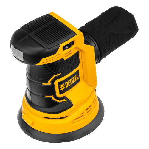 Машина шлифовальная эксцентриковая аккумуляторная COS-125-0, 18В Li-Ion Denzel по ценам производителя в Москве с доставкой по всей России
