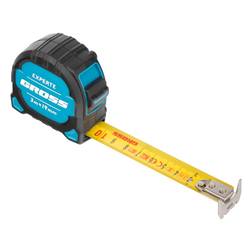 Рулетка Experte,3 м x 19 мм,двухкомпонентный корпус,магнит,двухсторонняя разметка,нейлон Gross по ценам производителя в Москве с доставкой по всей России