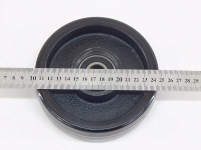 Колесо полиуретан 150х50 мм с подшипником для тележек гидравлических BFWL/BFL10/BFL15 по ценам производителя в Москве с доставкой по всей России