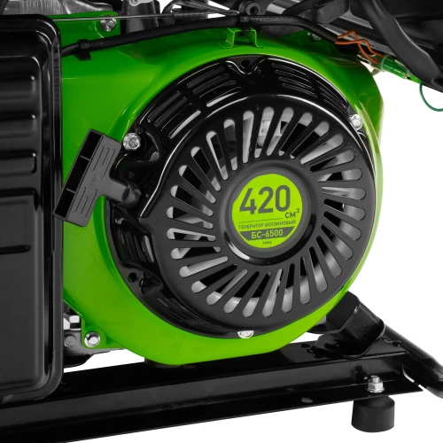 Генератор бензиновый БС-6500, 5.5 кВт, 230В, четырехтактный, 25 л, ручной стартер Сибртех по ценам производителя в Москве с доставкой по всей России