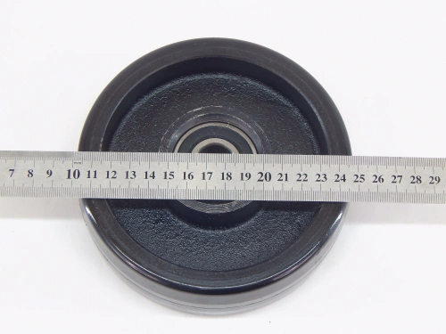 Колесо полиуретан 150х50 мм с подшипником для тележек гидравлических BFWL/BFL10/BFL15 по ценам производителя в Москве с доставкой по всей России