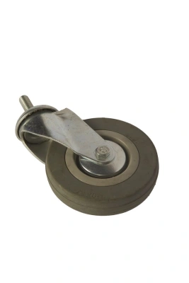 Колесо аппаратное поворотное SCtg 55 120 мм с болтом (серое) (F) по ценам производителя в Москве с доставкой по всей России