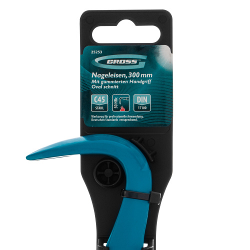 Лом-гвоздодер, обрезиненная рукоятка, 300 x 22 x 14мм Gross по ценам производителя в Москве с доставкой по всей России