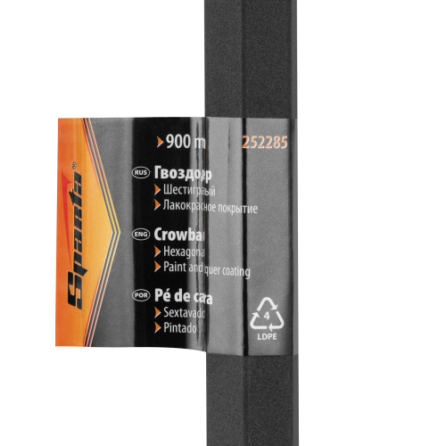 Гвоздодер, 900 мм, шестигранный, окрашенный Sparta по ценам производителя в Москве с доставкой по всей России