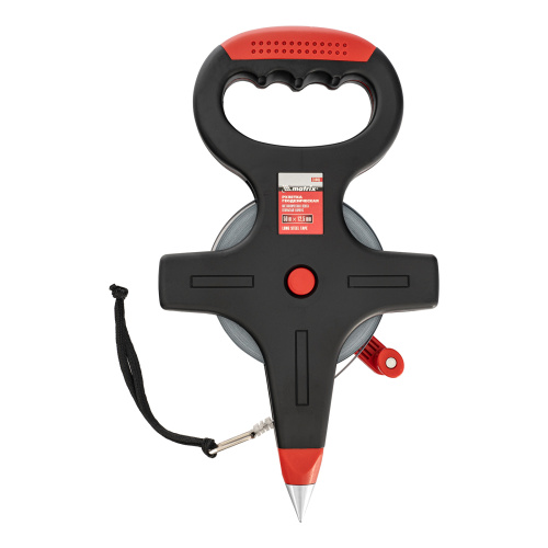 Рулетка геодезическая, 50 м х 12,5 мм, металлическая лента, открытый корпус Matrix по ценам производителя в Москве с доставкой по всей России