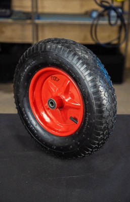 Колесо пневматическое резиновое 387 мм 4.00-8 (подшипник 16 мм) по ценам производителя в Москве с доставкой по всей России