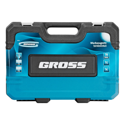 Набор инструментов, 1/4", 1/2", CrV, 120 зубьев, 78 предметов Gross по ценам производителя в Москве с доставкой по всей России