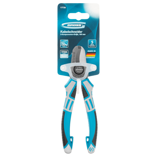 Кабелерез, трехкомпонентные рукоятки, 160 мм Gross по ценам производителя в Москве с доставкой по всей России