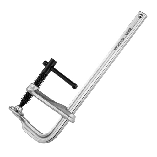 Струбцина F-образная, 80x200мм, кованая Denzel по ценам производителя в Москве с доставкой по всей России