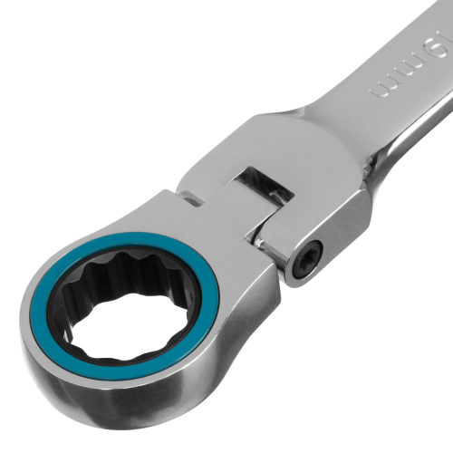 Набор ключей комбинированных с трещоткой, 8-19 мм, 7 шт, шарнирные, CrV Gross по ценам производителя в Москве с доставкой по всей России