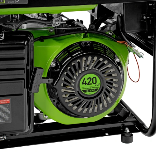 Генератор бензиновый БС-8000, 6,6 кВт, 230В, четырехтактный, 25 л, ручной стартер Сибртех по ценам производителя в Москве с доставкой по всей России