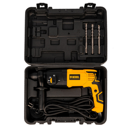 Перфоратор электрический RH-750-24, SDS-plus, 750 Вт, 2.5 Дж, 3 режима Denzel по ценам производителя в Москве с доставкой по всей России