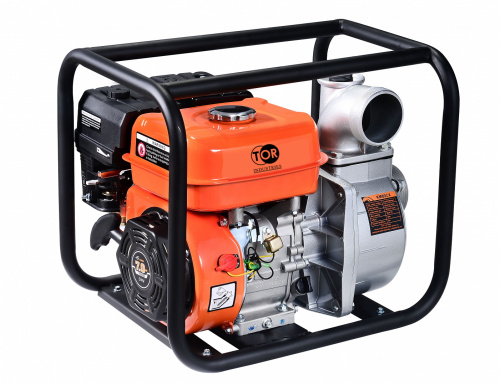 Мотопомпа бензиновая для грязной воды TOR KM80SP 50 м3/час по ценам производителя в Москве с доставкой по всей России