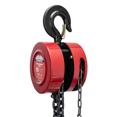 Таль цепная, 3 т, H подъема 3 м, расстояние между крюками 470 мм Matrix купить в Москве с доставкой по всей России | ProtosMarket.ru