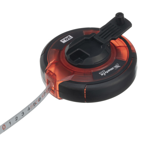 Рулетка геодезическая 20 м х 12,5 мм, закрытый корпус, стальная лента, односторонняя шкала, Pro Matrix по ценам производителя в Москве с доставкой по всей России