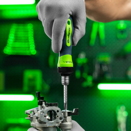 Отвертка реверсивная комбинированная PH2/SL6, CrV Сибртех по ценам производителя в Москве с доставкой по всей России