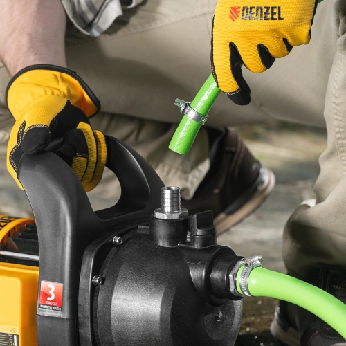 Садовый поверхностный насос GPL600, 600 Вт, 3000 л/ч, подъем 35 м, пластик Denzel по ценам производителя в Москве с доставкой по всей России