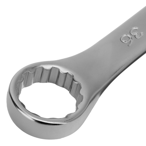 Ключ комбинированный, 36 мм, CrV, матовый хром Stels по ценам производителя в Москве с доставкой по всей России