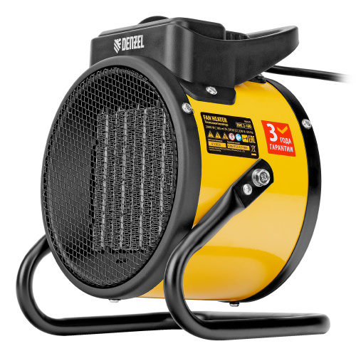 Тепловая пушка, керамический нагреватель (тепловентилятор) DHC 2-100, 230 В, 0.025/1/2 кВт Denzel по ценам производителя в Москве с доставкой по всей России