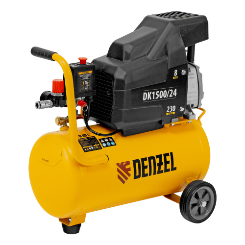 Компрессор воздушный DK1500/24, Х-PRO 1.5 кВт, 230 л/мин, 24 л Denzel по ценам производителя в Москве с доставкой по всей России
