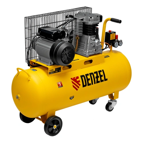 Компрессор воздушный BCI2300/100, ременный привод, 2.3 кВт, 100 литров, 400 л/мин Denzel по ценам производителя в Москве с доставкой по всей России