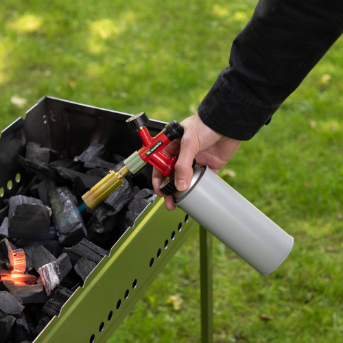 Профессиональная горелка на газовый баллон, пьезоподжиг, металлический корпус Matrix по ценам производителя в Москве с доставкой по всей России