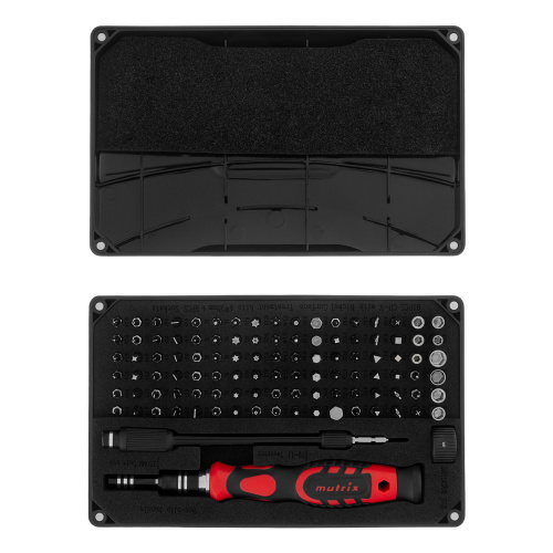 Набор для точных работ 107 в 1, универсальный, сталь CrV Matrix по ценам производителя в Москве с доставкой по всей России