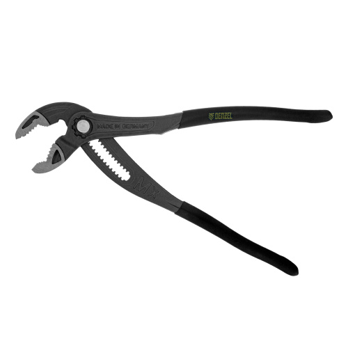 Клещи переставные, кнопочный механизм, обливные рукоятки, 300 мм Denzel по ценам производителя в Москве с доставкой по всей России