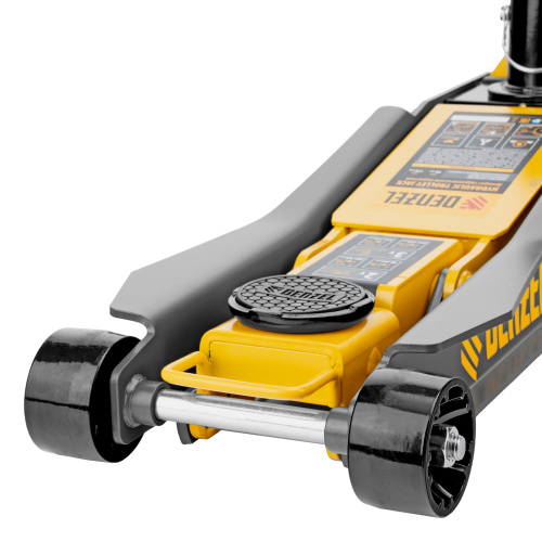 Домкрат гидравлический подкатной, 2/3 т, 98-770 мм, быстрый подъем, низ. подхват, проф, SUV Denzel по ценам производителя в Москве с доставкой по всей России
