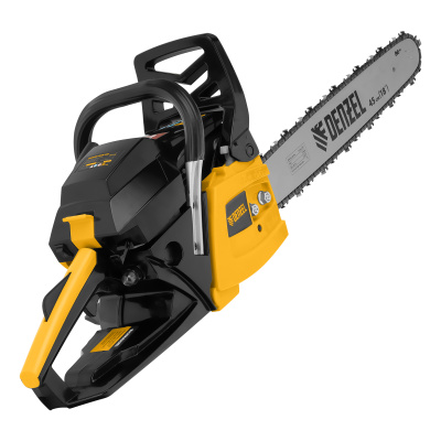 Пила цепная бензиновая DGS-5218, шина 45 см, 52 см3, 3.5 л.с, шаг 0.325, паз 1.5 мм, 72 звена Denzel купить в Москве с доставкой по всей России | ProtosMarket.ru