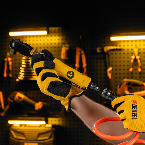 Усиленная пневмотрещотка RP100, 1/2", 160 об/мин, 100 Нм Denzel по ценам производителя в Москве с доставкой по всей России