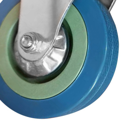 Аппаратная колесная опора с протектором на шинке SCtgb 93 PVC купить в Москве с доставкой по всей России | ProtosMarket.ru