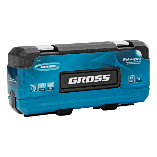 Набор инструментов, 1/4", CrV, 120 зубьев, 42 предмета Gross по ценам производителя в Москве с доставкой по всей России