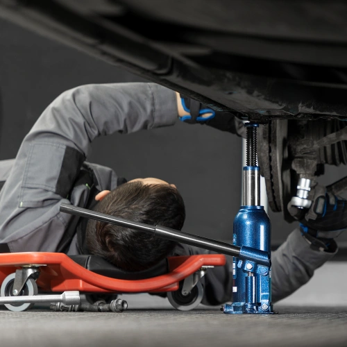 Домкрат гидравлический бутылочный, 5 т, h подъема 207-404 мм Stels по ценам производителя в Москве с доставкой по всей России