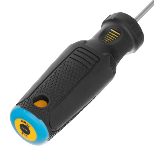 Отвертка SL3х75 мм, CrV, трехкомпонентная рукоятка Denzel по ценам производителя в Москве с доставкой по всей России