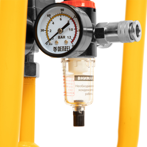 Компрессор безмасляный, малошумный DLS 1500/50, 1500 ВТ, 2x750, 50 л, 260 л/мин Denzel по ценам производителя в Москве с доставкой по всей России