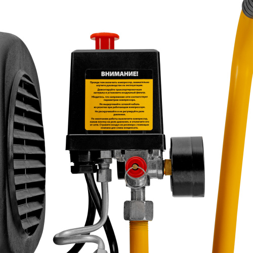 Компрессор воздушный DLC1300/24 безмасляный 1.3 кВт, 24 литра, 206 л/мин Denzel по ценам производителя в Москве с доставкой по всей России