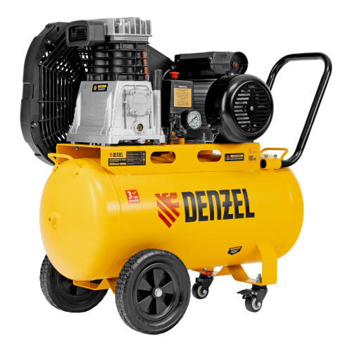 Компрессор воздушный рем. привод BCI 2100/50, 2,1 кВт, 50 литров, 400 л/мин Denzel по ценам производителя в Москве с доставкой по всей России