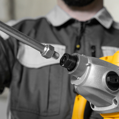 Насадка для миксера, для тяжелых растворов, 160 х 590 мм, оцинкованная, хвостовик резьба М14 Сибртех по ценам производителя в Москве с доставкой по всей России