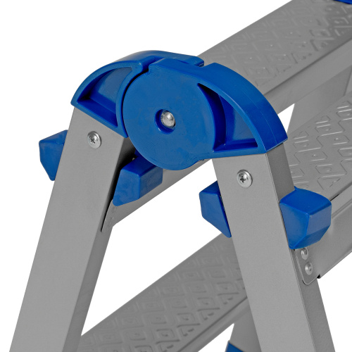 Стремянка двухсторонняя 2 ступени, сталь профиль, стальные ступени, Россия Сибртех по ценам производителя в Москве с доставкой по всей России