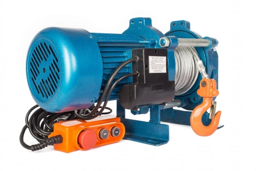 Лебедка электрическая  750/1500 кг  70/35 м с канатом 380 В TOR KCD по ценам производителя в Москве с доставкой по всей России