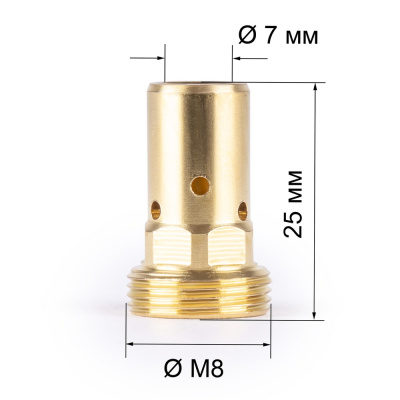 Varteg Держатель након. M8 (MIG-500) (142.0022/МЕ0390, EP-500/МВ-501, пр-во FoxWeld/КНР) купить в Москве с доставкой по всей России | ProtosMarket.ru