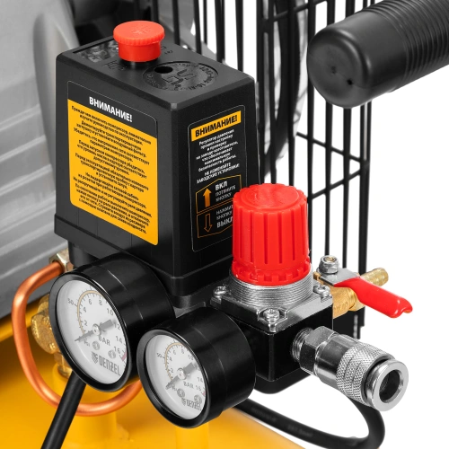 Компрессор воздушный BCI2300/50, ременный привод, 2.3 кВт, 50 литров, 400 л/мин Denzel по ценам производителя в Москве с доставкой по всей России