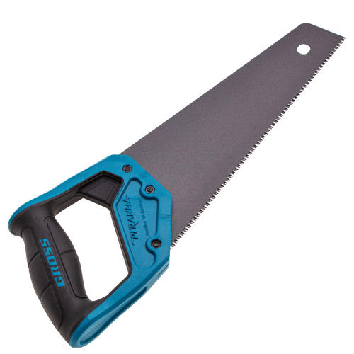 Ножовка по дереву "PIRANHA", 300 мм, 11 TPI, 3D-зуб, тефлоновое покрытие полотна, двухкомпонентная рукоятка Gross по ценам производителя в Москве с доставкой по всей России