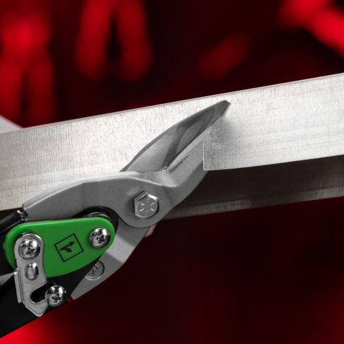 Ножницы по металлу, 250 мм, правый рез, сталь CRMO, двухкомпонентные рукоятки, PRO Matrix по ценам производителя в Москве с доставкой по всей России