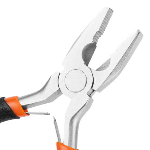 Плоскогубцы Mini, 130 мм, никелированные, авторазжим Sparta по ценам производителя в Москве с доставкой по всей России