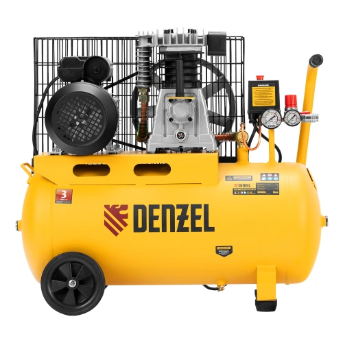 Компрессор воздушный BCI2300/50, ременный привод, 2.3 кВт, 50 литров, 400 л/мин Denzel по ценам производителя в Москве с доставкой по всей России