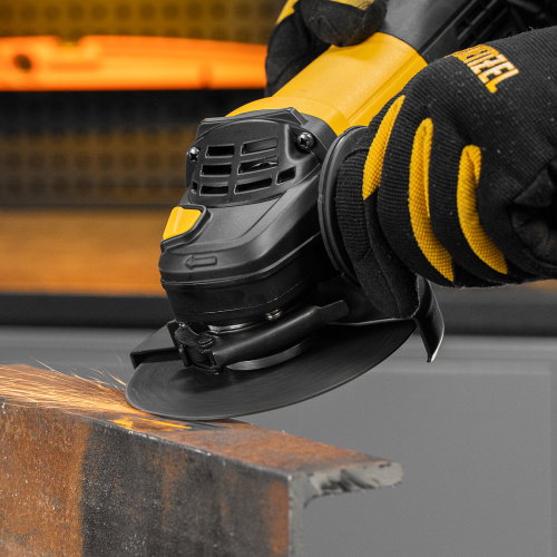 Машина шлифовальная угловая AG125-1500, 1500 Вт, 125 мм, 3000-11000 об/мин Denzel по ценам производителя в Москве с доставкой по всей России